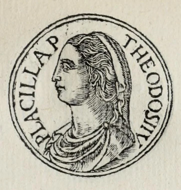 An illustration from Prima[-seconda] parte del Prontvario de le medaglie de piv illvstri & fulgenti huomini & donne : dal principio del mondo insino al presente tempo, con le lor vite in compendio raccolte, 1553, leaf 279