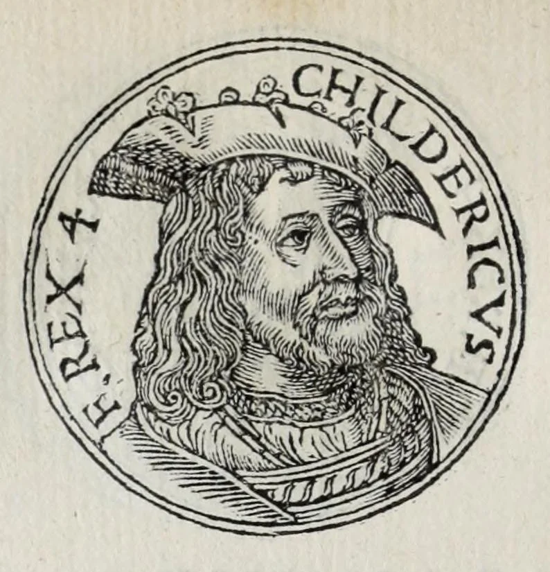 An illustration from Prima[-seconda] parte del Prontvario de le medaglie de piv illvstri & fulgenti huomini & donne : dal principio del mondo insino al presente tempo, con le lor vite in compendio raccolte, 1553, leaf 284