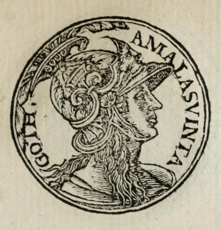 An illustration from Prima[-seconda] parte del Prontvario de le medaglie de piv illvstri & fulgenti huomini & donne : dal principio del mondo insino al presente tempo, con le lor vite in compendio raccolte, 1553, leaf 289