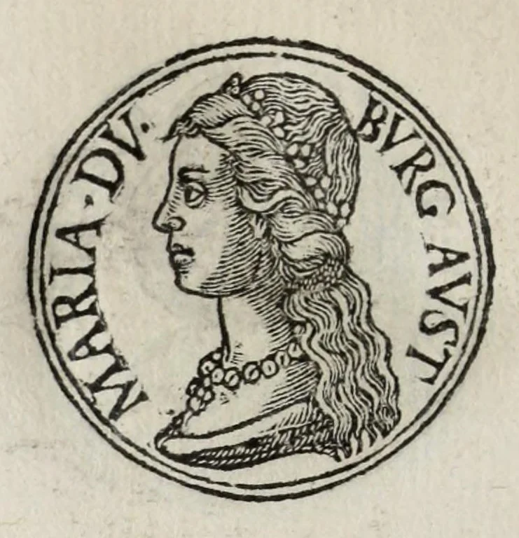 An illustration from Prima[-seconda] parte del Prontvario de le medaglie de piv illvstri & fulgenti huomini & donne : dal principio del mondo insino al presente tempo, con le lor vite in compendio raccolte, 1553, leaf 400