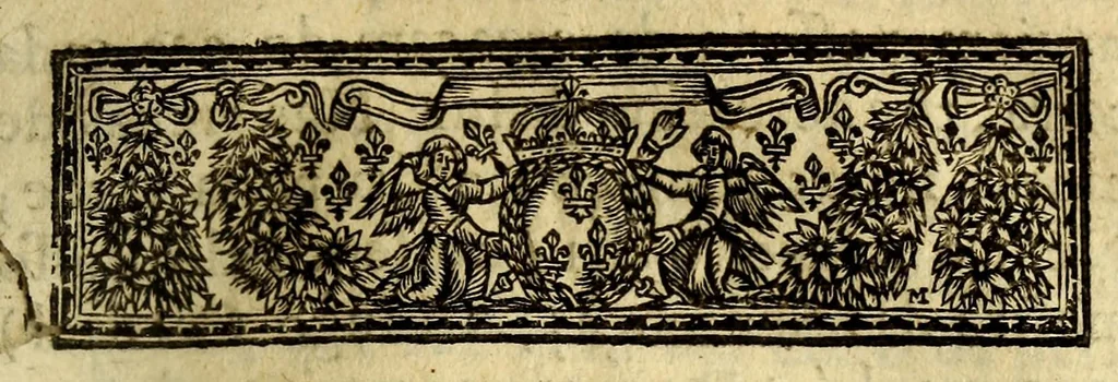 An illustration from Primazia monarquica do pay commun dos monges N.P.S. Bento. ..., 1662, leaf 55