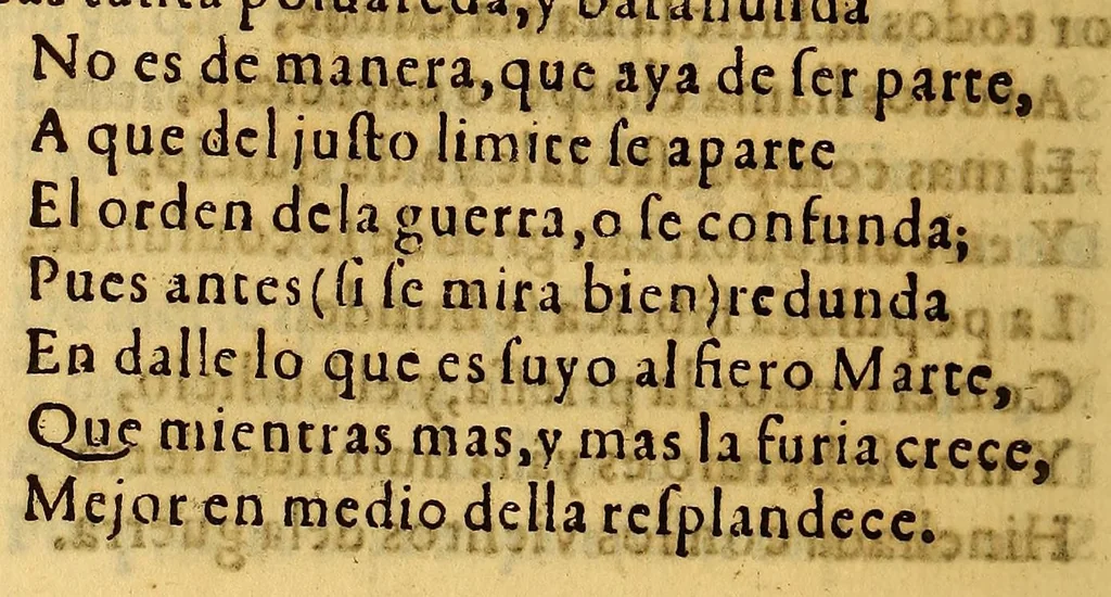 An illustration from Primera parte de Arauco domado, compuesto por el licenciado Pedro de Oña. .., 1596, leaf 658