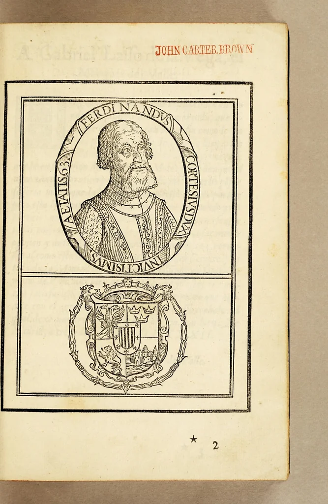 An illustration from Primera parte de Cortés Valeroso, y Mexicana, de Gabriel Lasso de la Vega ., 1588, leaf 11