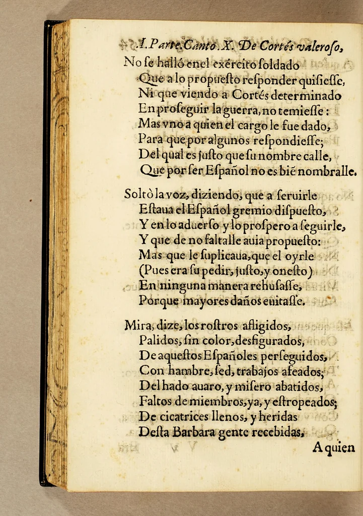 An illustration from Primera parte de Cortés Valeroso, y Mexicana, de Gabriel Lasso de la Vega ., 1588, leaf 330