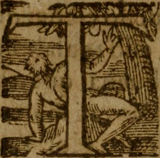 An illustration from Primera parte de Gvzman de Alfarache,, 1600, leaf 19
