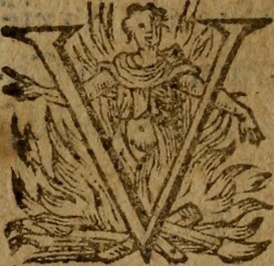 An illustration from Primera parte de Gvzman de Alfarache,, 1600, leaf 247