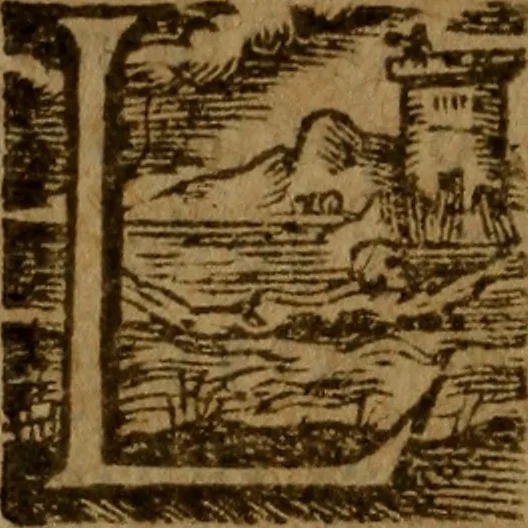 An illustration from Primera parte de Gvzman de Alfarache,, 1600, leaf 283