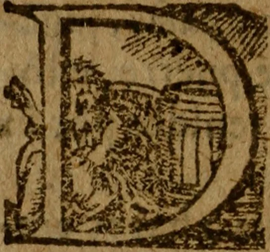 An illustration from Primera parte de Gvzman de Alfarache,, 1600, leaf 435