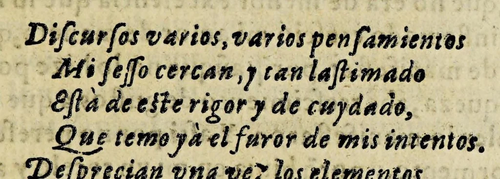 An illustration from Primera parte de la miscelanea austral de don Diego D'Avalos y Figueroa, en varios coloquios. Interlocutores, Delio, y Cilena. Con la Defensa de damas., 1602, leaf 437