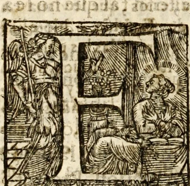 An illustration from Primera parte de las demostraciones católicas y principios en q<ue> se funda la verdad de nuestra christiana religión, 1593, leaf 729