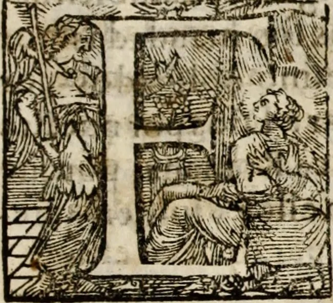 An illustration from Primera parte de las demostraciones católicas y principios en q<ue> se funda la verdad de nuestra christiana religión, 1593, leaf 734