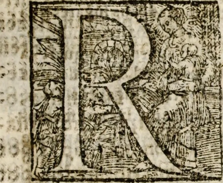 An illustration from Primera parte de las demostraciones católicas y principios en q<ue> se funda la verdad de nuestra christiana religión, 1593, leaf 736