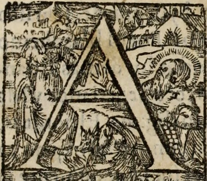 An illustration from Primera parte de las demostraciones católicas y principios en q<ue> se funda la verdad de nuestra christiana religión, 1593, leaf 8