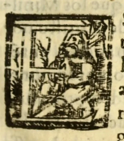 An illustration from Primera parte de la chronica augustiniana de Mechoacan, : en que se tratan, y escriuen las vidas de nueue varones apostolicos, augustinianos., 1624, leaf 109