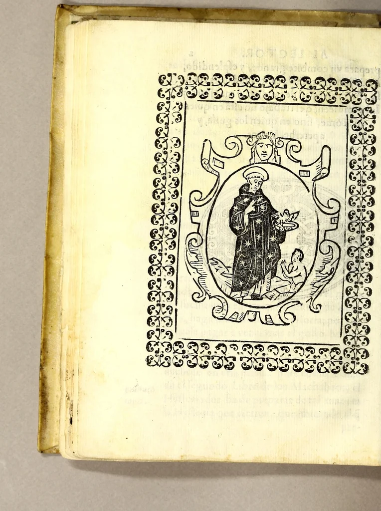 An illustration from Primera parte de la chronica augustiniana de Mechoacan, : en que se tratan, y escriuen las vidas de nueue varones apostolicos, augustinianos., 1624, leaf 26