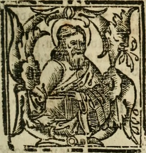 An illustration from Primera parte de las Cronicas de la orden de los frayles menores del seraphico padre Sant Francisco, instituydor y primero ministro general, que se puede llamar vitas patrum de los menores .., 1563, leaf 194