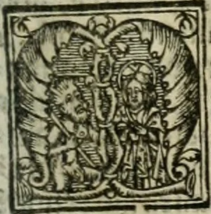 An illustration from Primera parte de las Cronicas de la orden de los frayles menores del seraphico padre Sant Francisco, instituydor y primero ministro general, que se puede llamar vitas patrum de los menores .., 1563, leaf 228