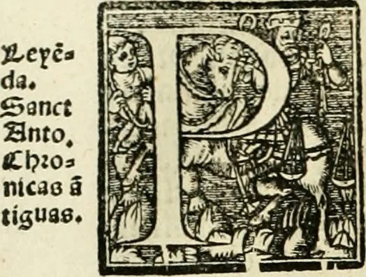 An illustration from Primera parte de las Cronicas de la orden de los frayles menores del seraphico padre Sant Francisco, instituydor y primero ministro general, que se puede llamar vitas patrum de los menores .., 1563, leaf 371