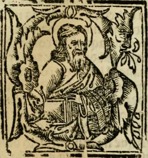 An illustration from Primera parte de las Cronicas de la orden de los frayles menores del seraphico padre Sant Francisco, instituydor y primero ministro general, que se puede llamar vitas patrum de los menores .., 1563, leaf 430