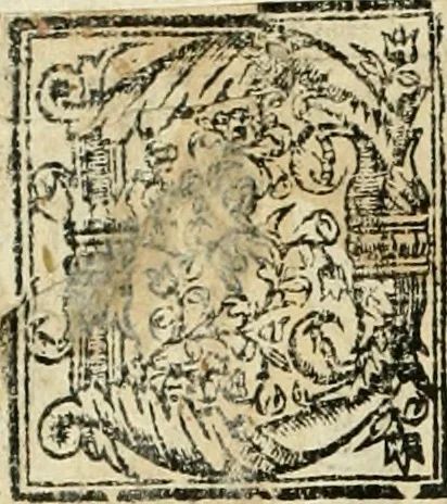 An illustration from Primera parte de las Cronicas de la orden de los frayles menores del seraphico padre Sant Francisco, instituydor y primero ministro general, que se puede llamar vitas patrum de los menores .., 1563, leaf 5