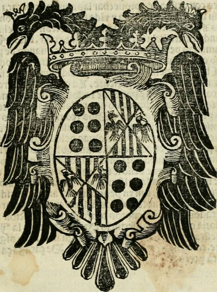 An illustration from Primera parte de las Cronicas de la orden de los frayles menores del seraphico padre Sant Francisco, instituydor y primero ministro general, que se puede llamar vitas patrum de los menores .., 1563, leaf 6