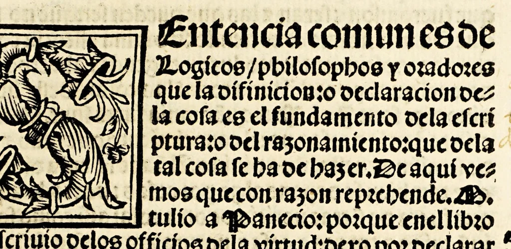 An illustration from Primera parte de las diferencias de libros q[ue] ay en el vniuerso., 1540, leaf 29