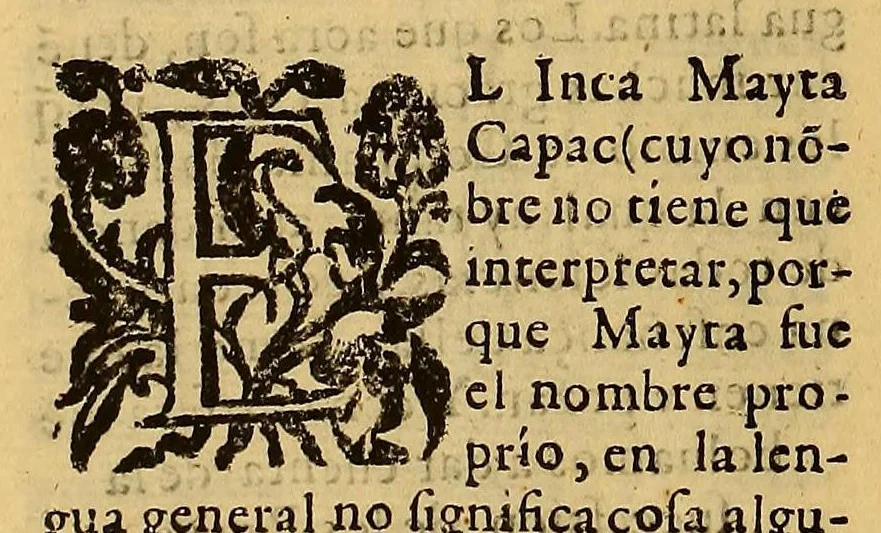 An illustration from Primera parte de los commentarios reales, : que tratan del origen de los Yncas, reyes que fueron del Peru, de su idolatria, leyes, y gouierno en paz y en guerra: de sus vidas y conquistas, y de todo lo que fue aquel imperio y su republica, antes que los españoles passaran a el., 1609, leaf 140