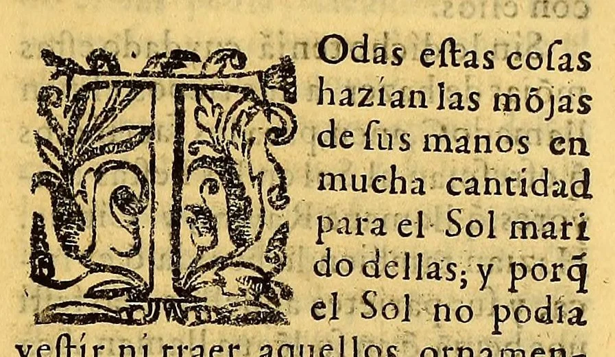 An illustration from Primera parte de los commentarios reales, : que tratan del origen de los Yncas, reyes que fueron del Peru, de su idolatria, leyes, y gouierno en paz y en guerra: de sus vidas y conquistas, y de todo lo que fue aquel imperio y su republica, antes que los españoles passaran a el., 1609, leaf 193