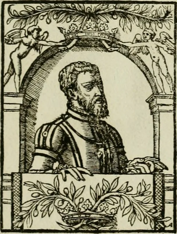 An illustration from Primera[-segunda] decada de las guerras de Flandes ..., 1681, leaf 6
