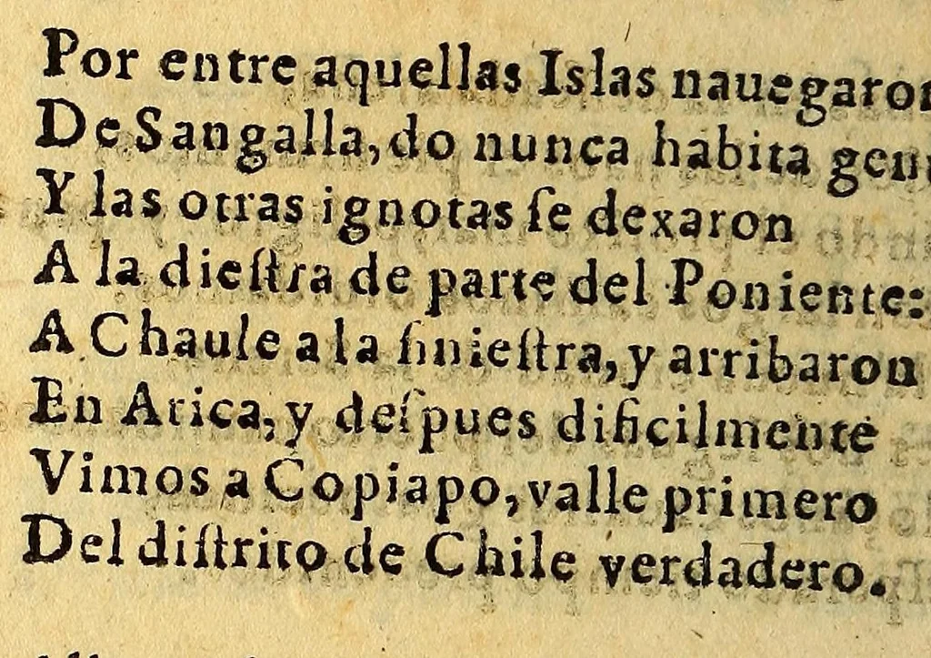 An illustration from Primera segunda, y tercera partes de la Araucana de don Alonso de Ercilla y Cuñiga ., 1592, leaf 324