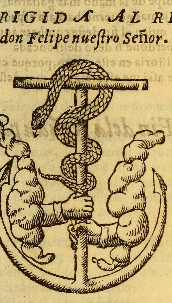 An illustration from Primera segunda, y tercera partes de la Araucana de don Alonso de Ercilla y Cuñiga ., 1592, leaf 585