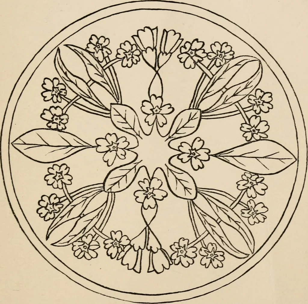 An illustration from Primer of design, 1878, leaf 100