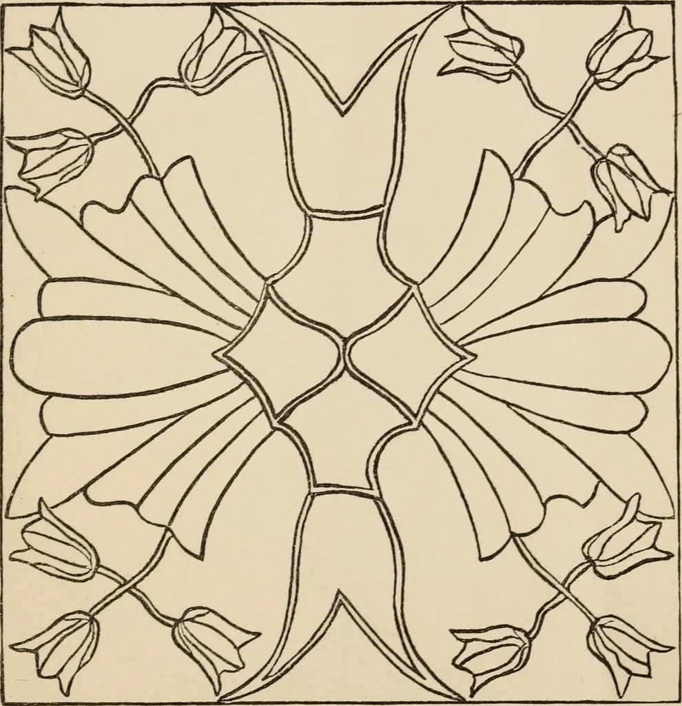 An illustration from Primer of design, 1878, leaf 102
