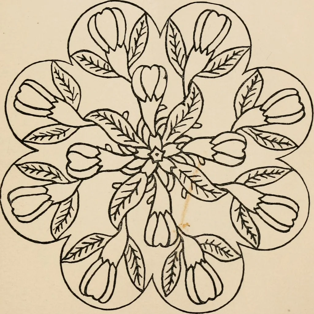 An illustration from Primer of design, 1878, leaf 108