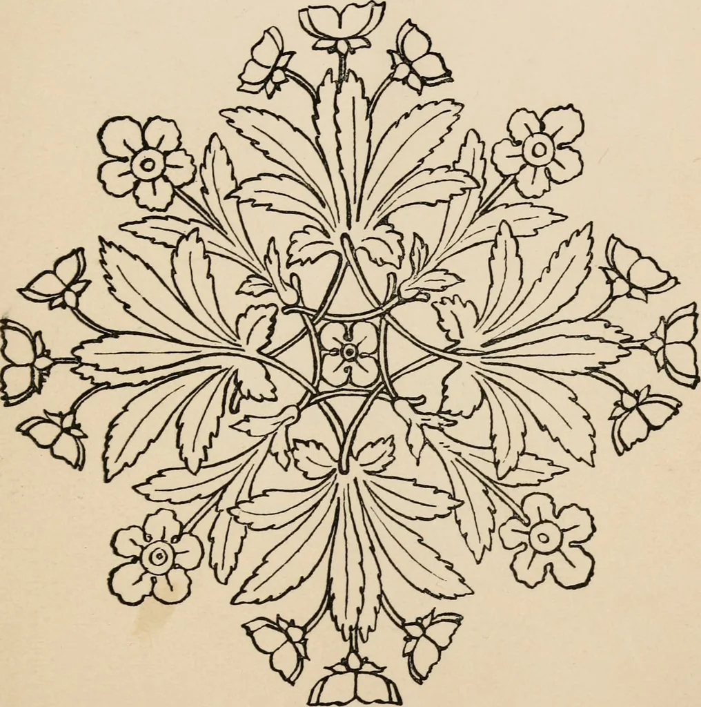 An illustration from Primer of design, 1878, leaf 112