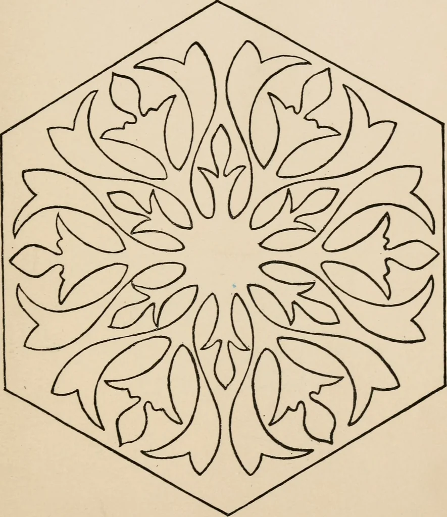 An illustration from Primer of design, 1878, leaf 116