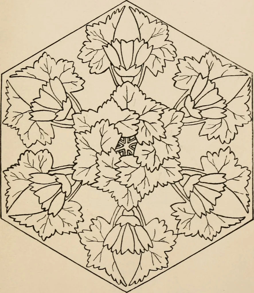 An illustration from Primer of design, 1878, leaf 122