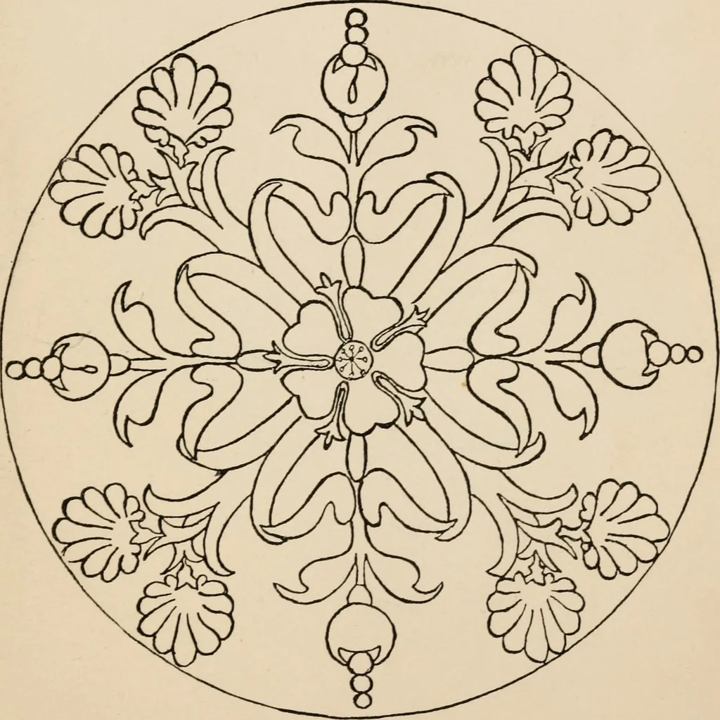 An illustration from Primer of design, 1878, leaf 124