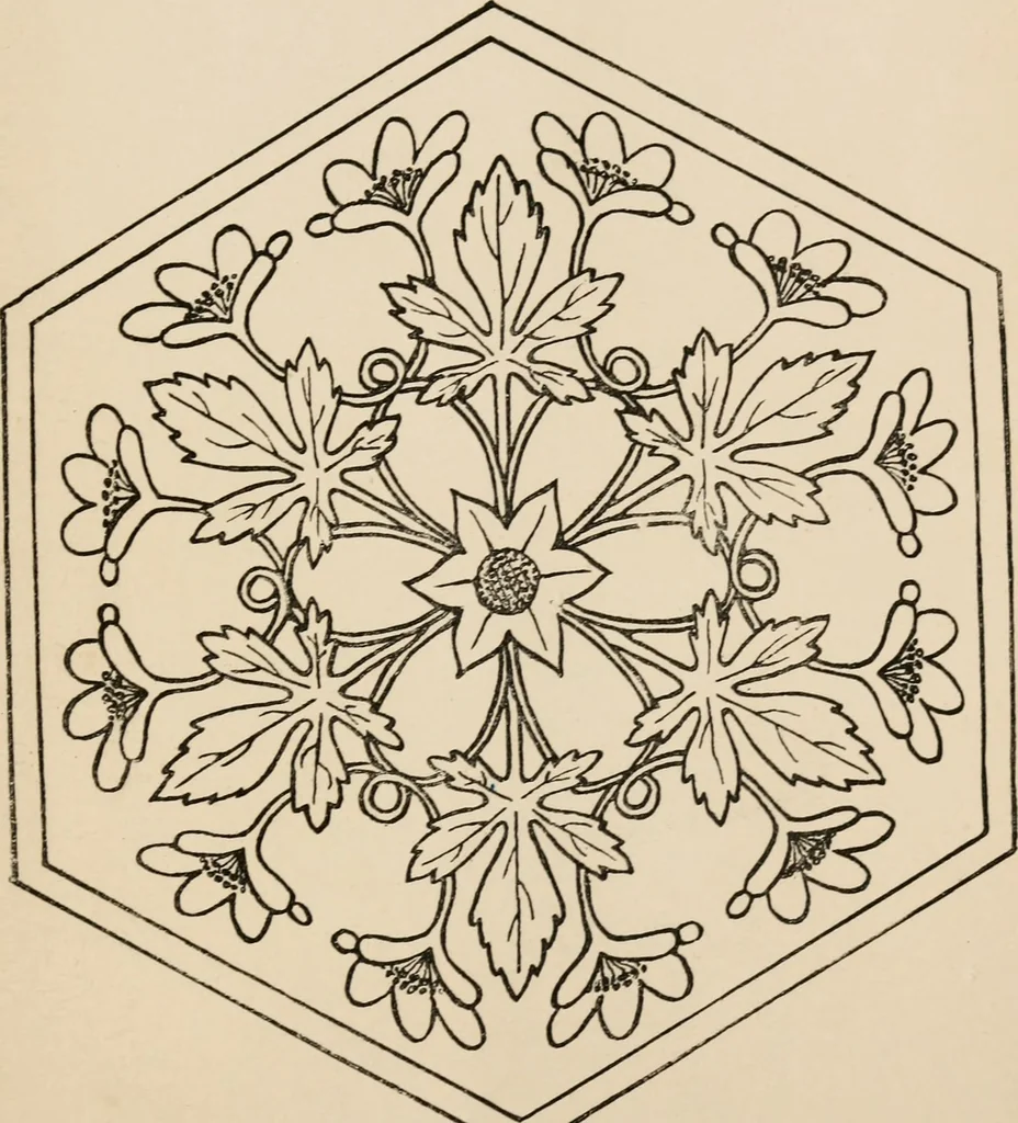 An illustration from Primer of design, 1878, leaf 130