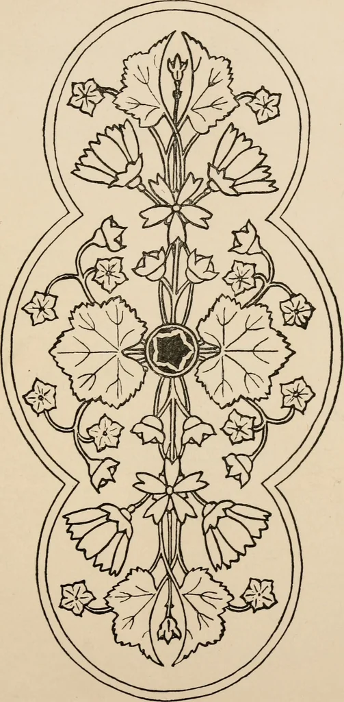 An illustration from Primer of design, 1878, leaf 132