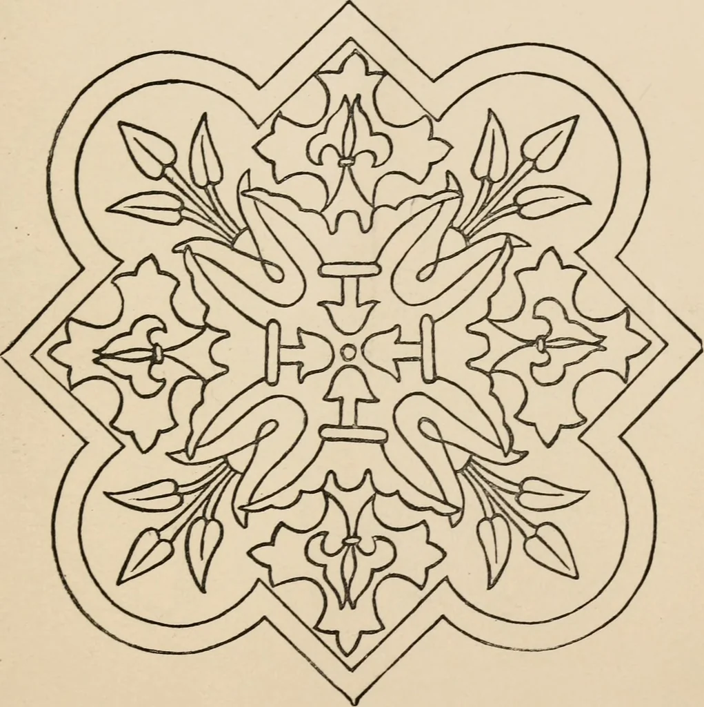 An illustration from Primer of design, 1878, leaf 94