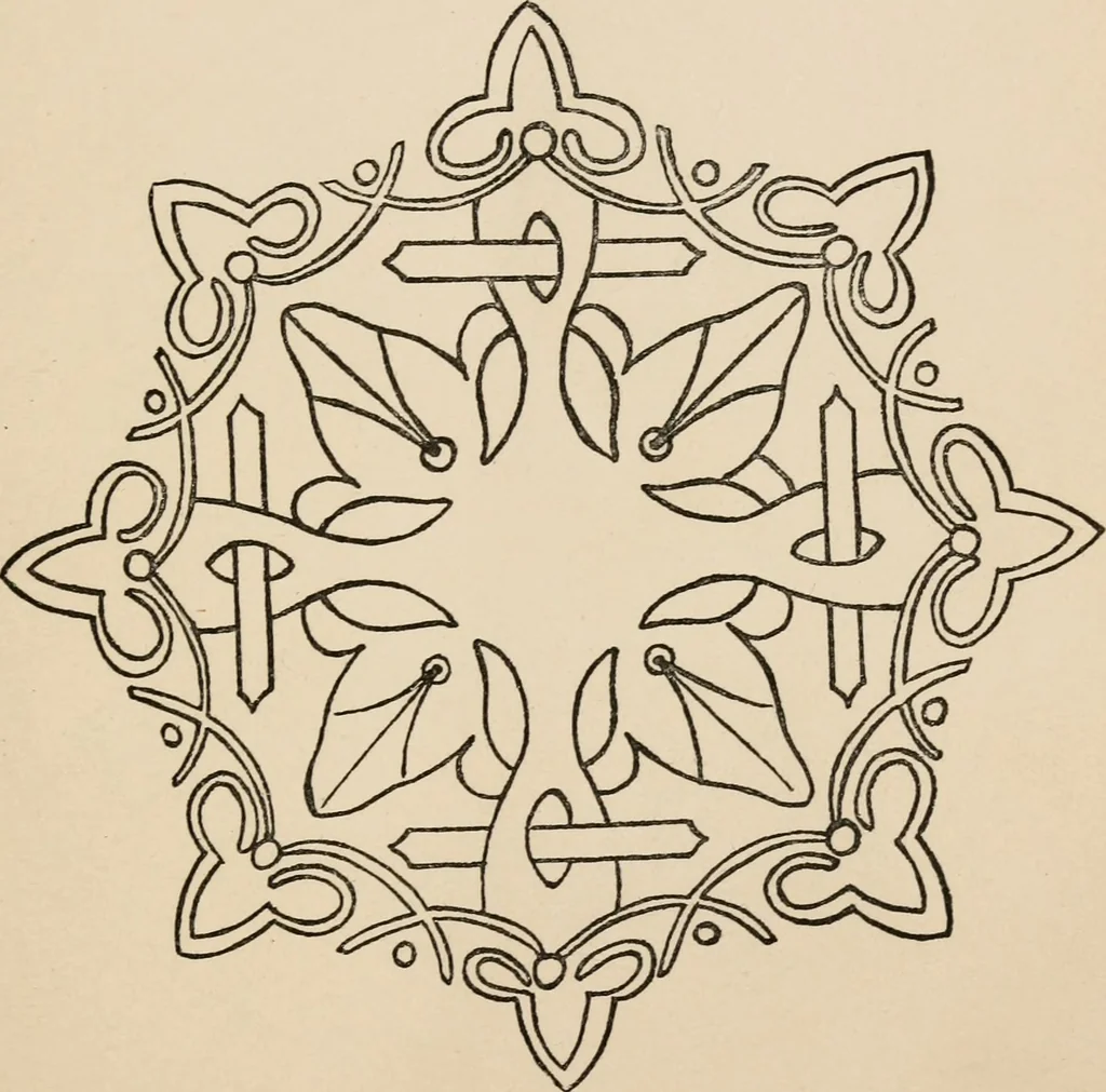 An illustration from Primer of design, 1878, leaf 98