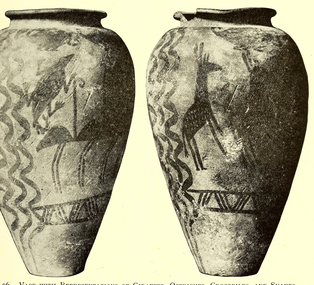 An illustration from Primitive art in Egypt, 1905, leaf 147