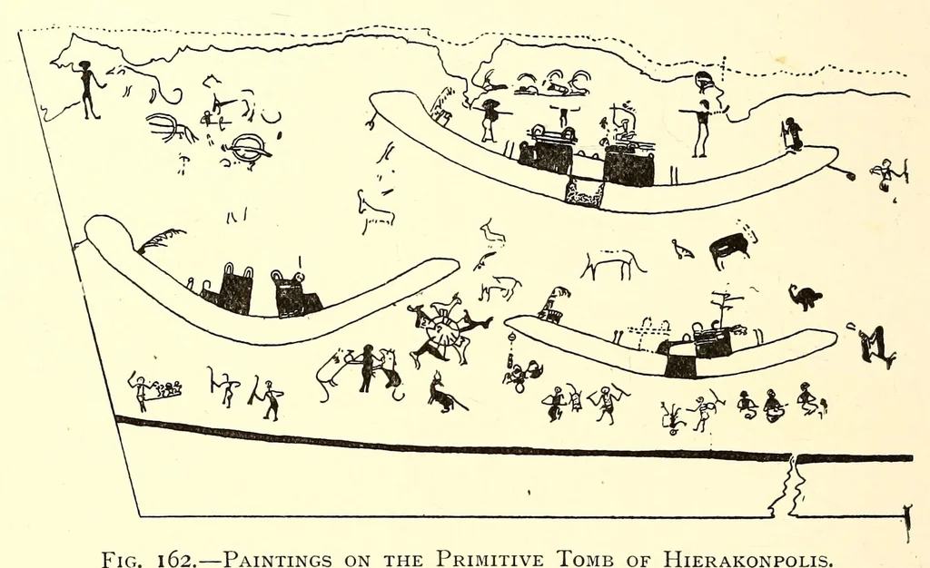An illustration from Primitive art in Egypt, 1905, leaf 232