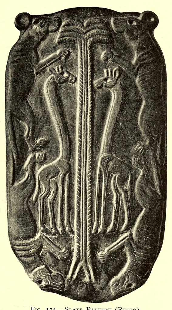An illustration from Primitive art in Egypt, 1905, leaf 259