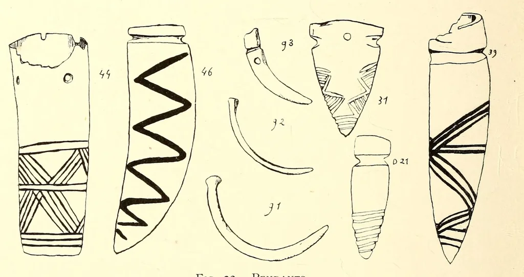 An illustration from Primitive art in Egypt, 1905, leaf 72