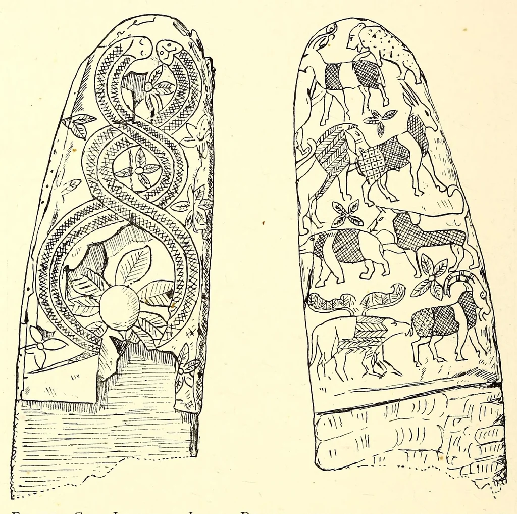 An illustration from Primitive art in Egypt, 1905, leaf 92