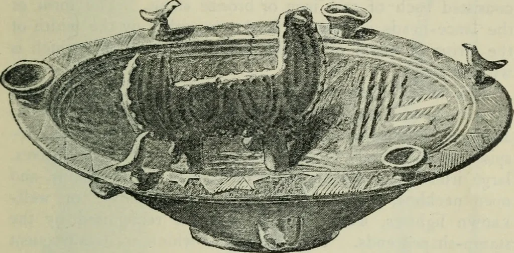 An illustration from Primitive man;, 1900, leaf 134