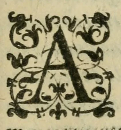 An illustration from Del primo[-sesto] libro de le lettere di M. Pietro Aretino, 1608, leaf 21