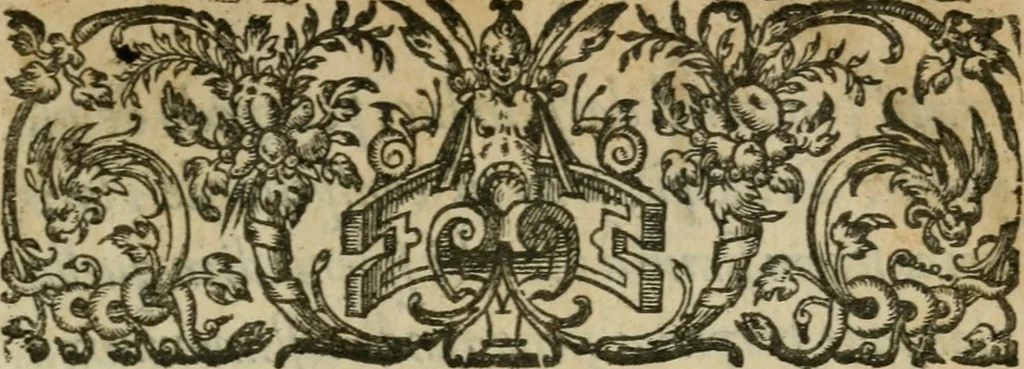 An illustration from Del primo[-sesto] libro de le lettere di M. Pietro Aretino, 1608, leaf 8